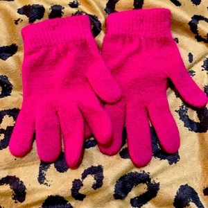 Pink gloves
